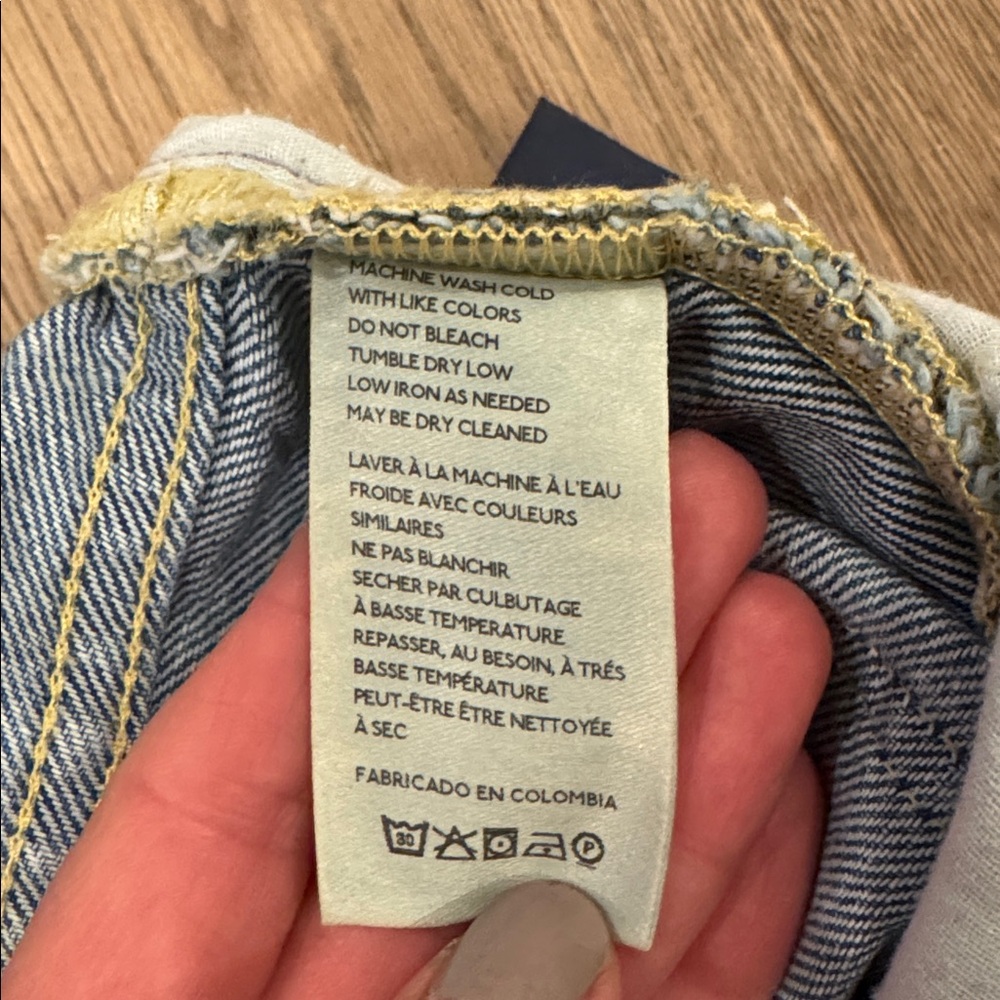 Pilcro Distressed Soft, Relaxed Denim Jeans - Picture 4 of 7